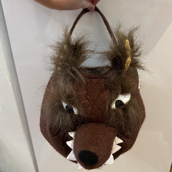 NWT Pottery Barn Werewolf trick or treat bucket - Picture 1 of 9